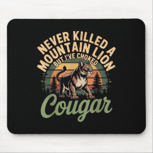 Funny hat noch nie einen Löwen getötet, aber ich h Mousepad