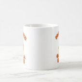 Funny Haters Gonna Hate Candy Corn Cartoon Kaffeetasse (Mittel)