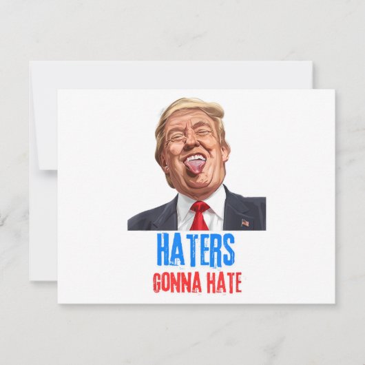Funny Haters wird Zitate aus lustigen Sprichwort-T Save The Date (Vorderseite)