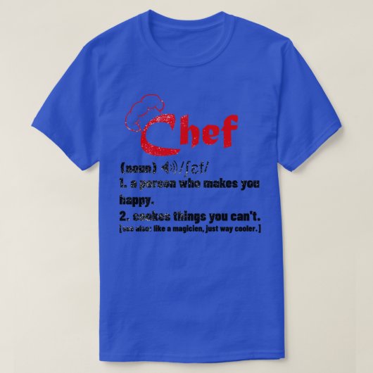 Funny Häuptling Definition Cook Cooking Ohrts for T-Shirt (Design vorne)