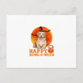 Funny Havanese Dog Halloween Happy Postkarte (Vorderseite)