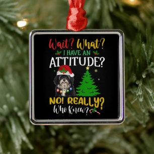 Funny Havanese Dog Ornament Aus Metall