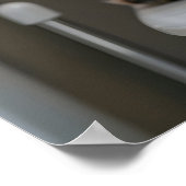 Funny Havanese Dog Print, Bathroom Newspaper Art Poster (Ecke)