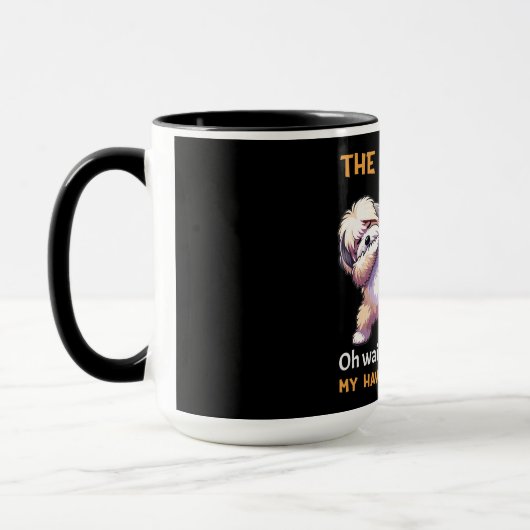 Funny Havanese Dog Tasse (Links)