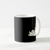 Funny Havanese Snowman Christmas Tree Xmas Womens  Kaffeetasse (VorderseiteRechts)