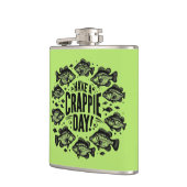 Funny Have a Crappie Day Fishing Flachmann (Links)