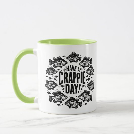 Funny Have a Crappie Day Fishing Tasse (Links)