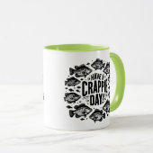 Funny Have a Crappie Day Fishing Tasse (VorderseiteRechts)