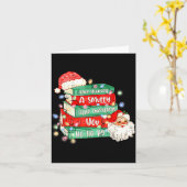 Funny Have Yourself A Smutty Little Christmas Book Karte (Gelbe Blume)