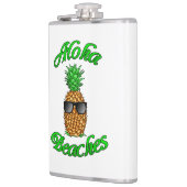 Funny Hawaiian Ananas Aloha Strände Flachmann (Links)