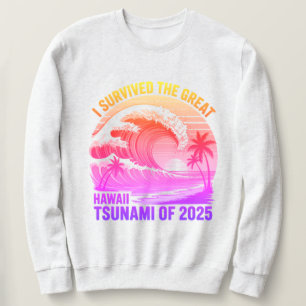 Funny Hawaiian Tsunami Survivor Shirt - 2025
