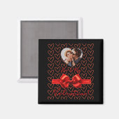 Funny He S My Valentine Womens Magnet (Vorderseite/Rückseite)