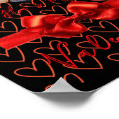 Funny He S My Valentine Womens  Poster (Ecke)