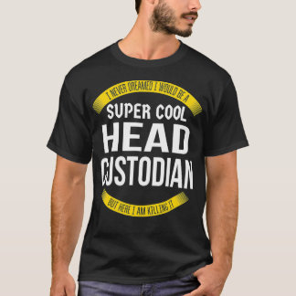 Funny Head Custodian Tshirts Geschenkgutschrift