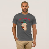 Funny Head Travel Edit Text, T-Shirt (Vorne ganz)