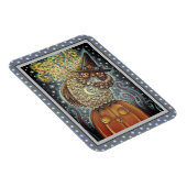 FUNNY HEADLESS HORSEMAN OWL, SLEEPY HOLLOW BIRD MAGNET (Rechte Seite)