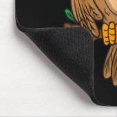 Funny Headless Owl Halloween Night Bird Costume Ea Mousepad (Ecke)