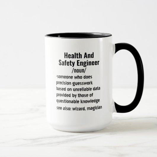Funny Health and Safety Engineer - Geschenke zur D Tasse (Rechts)