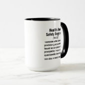 Funny Health and Safety Engineer - Geschenke zur D Tasse (VorderseiteRechts)