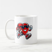 Funny Heart American Football Valentine Srts Women Kaffeetasse (Links)