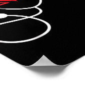 Funny Heart Beats Krankenpflege Medizin Poster (Ecke)