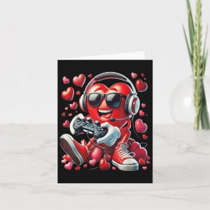 Funny Heart Gaming Valentinstag Men Women Boys G Karte