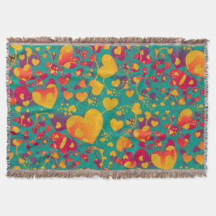 Funny Heart Muster IX + Ihre Idee Decke