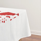 Funny Heart Muster V + Ihre Hintergrundfarbe Tischdecke (Beispiel)