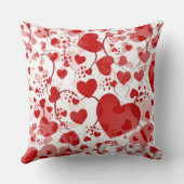 Funny Heart Pattern VII + Ihre Namen und Ideen Kissen (Rückseite)