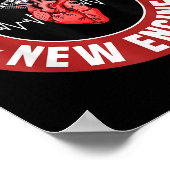 Funny Heart Transplant Survivor Quote Living Heart Poster (Ecke)