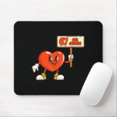 Funny Hearts 67 Valentine Six Seven Meme Gen Alpha Mousepad (Mit Mouse)