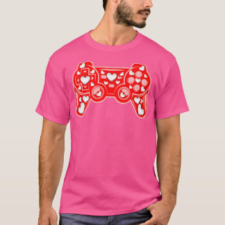 Funny Hearts Videospiel Lover Matching Sports Vale T-Shirt