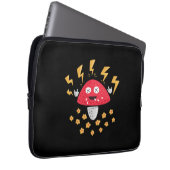Funny Heavy Metal Mushroom Laptopschutzhülle (Vorne Rechts)