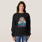 Funny Heavy Metal Unicorn Sweatshirt (Vorne ganz)