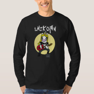 Funny Heavy Metal Unicorn T - Shirt