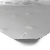 Funny Hedgehog Bubble Bath Print, Bathroom Animal Poster (Ecke)