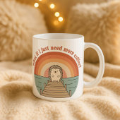 Funny Hedgehog Coffee Morning Slogan Mug Kaffeetasse