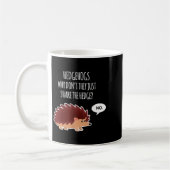 Funny Hedgehogs Why Don't They Just Share The Hedg Kaffeetasse (Links)