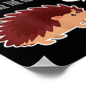 Funny Hedgehogs Why Don't They Just Share The Hedg Poster (Ecke)