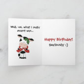 Funny Heilige Kuh Du bist 70 Weihnachten Geburtsta (Innenseite)