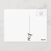 Funny Heilige Kuh Sie sind 70 Geburtstag Postkarte (Rückseite)