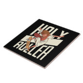 Funny Heiliger Roller Skateboard Jesus Fliese (Seite)