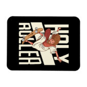 Funny Heiliger Roller Skateboard Jesus Magnet (Horizontal)