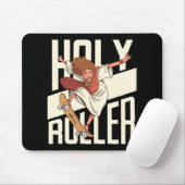 Funny Heiliger Roller Skateboard Jesus Mousepad (Mit Mouse)