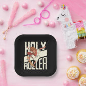 Funny Heiliger Roller Skateboard Jesus Pappteller (Party)