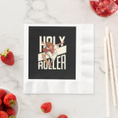 Funny Heiliger Roller Skateboard Jesus Serviette (Beispiel)