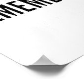 Funny Heimerheimer Dementia Poster (Ecke)