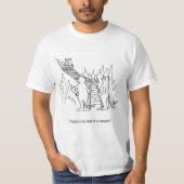 Funny Hell eines Anwalts Cartoon T - Shirt (Vorderseite)