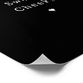 Funny Hello Sweet Cheeks Bathroom Poster (Ecke)