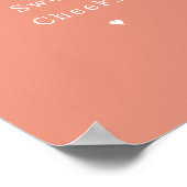 Funny Hello Sweet Cheeks Bathroom Poster (Ecke)